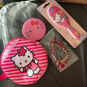 Pink Stripe Hello Kitty Stocking Stuffers